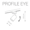 Трековый светильник Profile Eye 9322 черный Nowodvorski