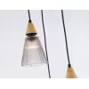 Стеклянный подвесной светильник HIGH LIGHT LH58112 конус Ambrella