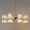 Хрустальная подвесная люстра Santorini A1049SP-16GO прозрачная Artelamp