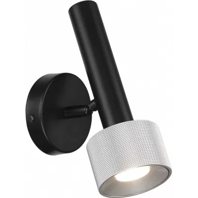 Спот Delta 2360-1 BK+SL iLedex