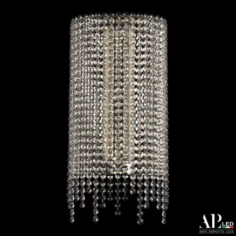 Хрустальное бра Sicilia SH500.B5.25-45.B.Ni.4000 прозрачное APL LED Хрустальное бра Sicilia SH500.B5.25-45.B.Ni.4000 прозрачное APL LED