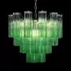 Стеклянная подвесная люстра Murano 10580/600 Clear green прозрачная Loft It