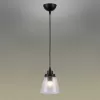 Стеклянный подвесной светильник Borgo OML-51006-01 конус прозрачный Omnilux
