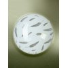 Стеклянный настенно-потолочный светильник  V6224/1A белый Vitaluce