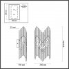Стеклянное бра Savikia 4983/2W прозрачное Odeon Light