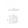 Потолочная люстра Sunny Market FR10022CL-L71W белая Freya