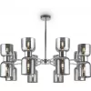 Стеклянная потолочная люстра Savia FR5203PL-16CH1 Freya