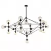 Стеклянная потолочная люстра Stampo SL549.403.15 форма шар прозрачная ST Luce