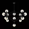 Стеклянная потолочная люстра Stampo SL549.403.15 форма шар прозрачная ST Luce