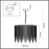 Хрустальная подвесная люстра Chokka 5028/9 прозрачная Odeon Light