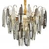 Хрустальная подвесная люстра Florin 1021/03/08P прозрачная Stilfort