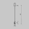 Крепление потолочное Accessories for tracks Flarity TRA158C-SL1-PT Maytoni