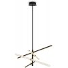 Стеклянный подвесной светильник Brilliance FR5557PL-L32B прозрачный Freya