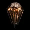 Стеклянный подвесной светильник Shard 10432 Smoke конус Loft It
