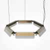 Стеклянный подвесной светильник Flat MOD296PL-L40BS3K серый Maytoni