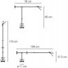 Офисная настольная лампа Tizio A009030 белый Artemide