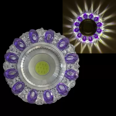 Светодиодный точечный светильник  42225-9.0-001PL MR16+LED3W CL/PP