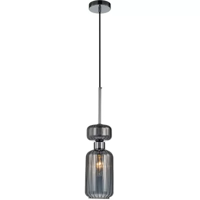 Подвесной светильник Gloss 1141/1S Chrome/Smoke Escada