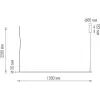 Подвесной светильник Supreme DL20591S150NW30 Black белый Подвесной светильник Supreme DL20591S150NW30 Black белый