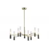 Стеклянная потолочная люстра Ceramo Modern LH53355 цилиндр белая Ambrella