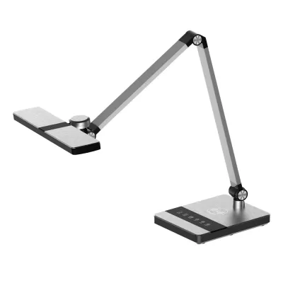 Офисная настольная лампа ULM ULM-D110 15W/3000-6500K/DIM SILVER Uniel Офисная настольная лампа ULM ULM-D110 15W/3000-6500K/DIM SILVER Uniel