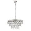 Стеклянная подвесная люстра Augostina VL3253P06 прозрачная Vele Luce
