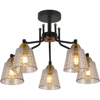 Потолочная люстра Capella FR4017PL-05BBZ Freya Потолочная люстра Capella FR4017PL-05BBZ Freya