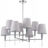 Потолочная люстра Karmen 8279/8 серая конус Lumion