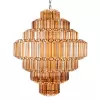Стеклянная подвесная люстра Celebration 10579/800 Amber цвет янтарь Loft It