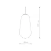 Стеклянный подвесной светильник Pear L 8671 прозрачный Nowodvorski