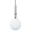 Стеклянный подвесной светильник Granino LDP 6011-1 MD белый форма шар Lumina Deco Стеклянный подвесной светильник Granino LDP 6011-1 MD белый форма шар Lumina Deco
