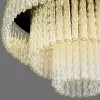 Стеклянная потолочная люстра Spirals 6576/11CR прозрачная Lumion