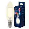 Лампочка светодиодная Яркая A++ LED-C35-4W/3000K/E14/CL GLY01TR Uniel