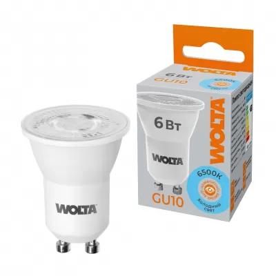 Лампочка светодиодная  WSTD-JCDR-MR11-6W6KGU10-L Wolta