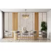 Хрустальная подвесная люстра Linn MOD091PL-07G прозрачная Maytoni