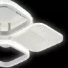 Потолочная люстра Samia 10230/4LED прозрачная квадратная Escada