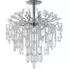 Хрустальная потолочная люстра Neda 2135/5P Chrome прозрачная Escada