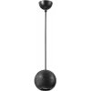 Подвесной светильник Travertino 6626/1L форма шар черный Odeon Light