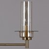Стеклянная потолочная люстра  IL5216-12PLS-24 HIGHBALL коричневая цилиндр