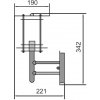 Настенный светильник уличный  76420 SS цилиндр прозрачный Oasis Light