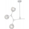 Стеклянная потолочная люстра  V3790-0/6PL белая форма шар Vitaluce