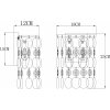 Хрустальное бра Pipirima A4041AP-2CC белое Artelamp