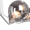 Стеклянная потолочная люстра  V4869-9/6PL серая форма шар Vitaluce