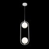 Стеклянный подвесной светильник Ring MOD013PL-02W форма шар белый Maytoni