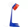 Интерьерная настольная лампа ULO ULO-K22 D/E14/A WHITE/BLUE/RED белый конус Uniel