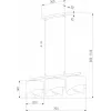 Подвесной светильник Grant White 4821 Grant White белый TK Lighting