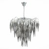 Стеклянная подвесная люстра Siena SL1652.103.06 серая ST Luce