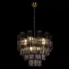 Стеклянная подвесная люстра Murano 10580/600 Smoke Loft It