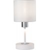 Интерьерная настольная лампа Denver 1109/1 White/Silver цилиндр белый Escada
