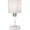 Интерьерная настольная лампа Denver 1109/1 White/Silver белый цилиндр Escada